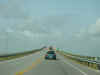 Coming up over the Chocolate Bayou bridge.